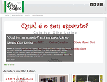 Tablet Screenshot of olholatino.com.br